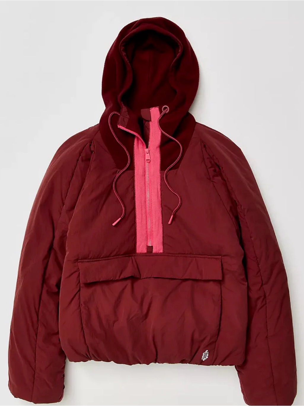 Free People Movement In A Pillow Packable Puffer In Sour Cherry